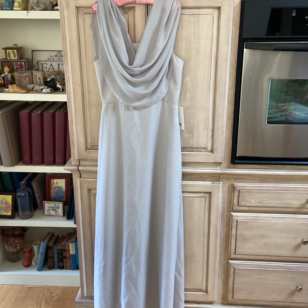TS Couture sz 10 gown nwt silver